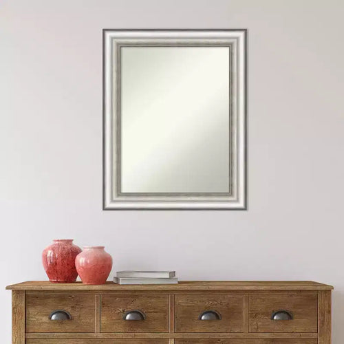 Miroir mural de salle de bain 23"x29" sans biseau - Rectangulaire moderne