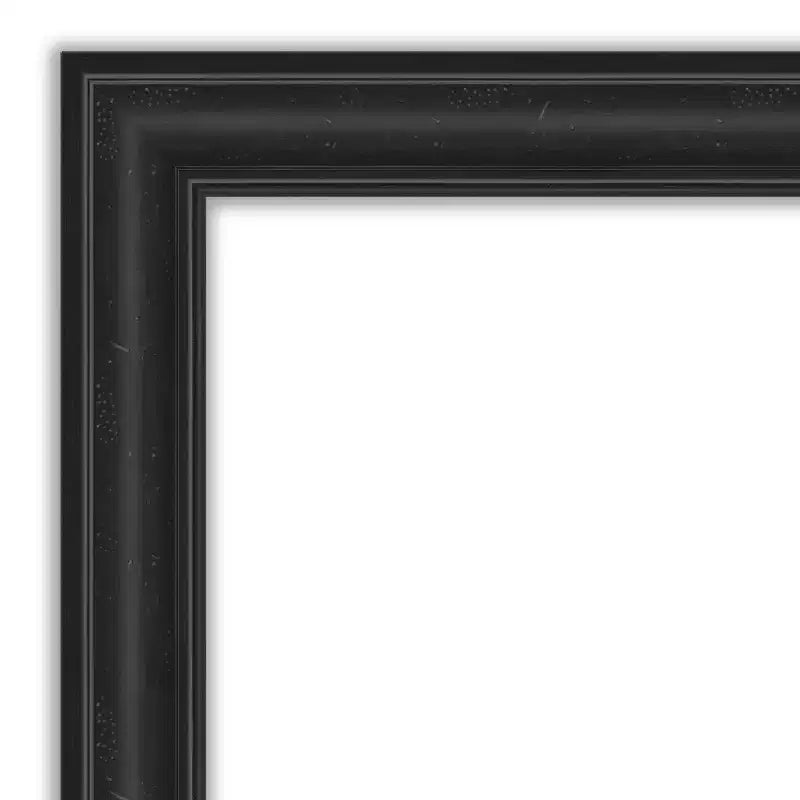 Miroir mural argenté de salon 43"x32" (bords non biseautés)
