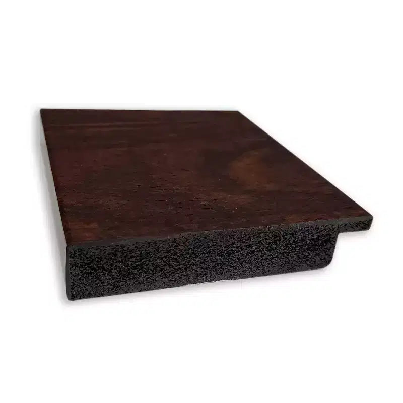 Miroir mural de salle de bain carré Wildwood Brown 31"x31" sans biseau
