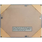 Miroir mural de salle de bain 33"x27" noir tuxedo sans biseau – Rectangulaire, cadre en polystyrène