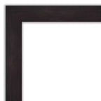 Miroir mural non biseauté 34"x28" Espresso – Cadre en polystyrène
