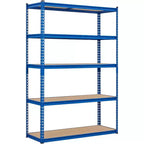 5 Tier Garage Storage Shelves, 2500LBS Capacity Metal Shelving Unit for Garage, Industrial, Warehouse, Kitchen, Closet,48 W x 18 D x 71 H