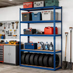 Étagères de rangement de garage à 5 niveaux, unité de rayonnage métallique d'une capacité de 1134 kg pour garage, usage industriel, entrepôt, cuisine, placard, 122 L x 46 P x 180 H cm
