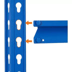 Étagères de rangement de garage à 5 niveaux, unité de rayonnage métallique d'une capacité de 1134 kg pour garage, usage industriel, entrepôt, cuisine, placard, 122 L x 46 P x 180 H cm