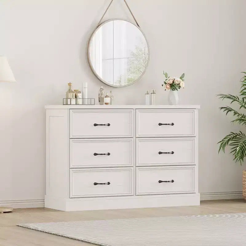 Table de Chevet Moderne avec Tiroirs, Meuble de Rangement, Parfaite pour la Chambre, Organisateur de Tiroirs, Bois Robuste, Design Compact, Grain de Bois Noir