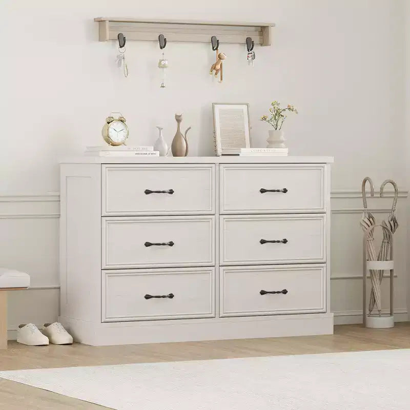 Table de Chevet Moderne avec Tiroirs, Meuble de Rangement, Parfaite pour la Chambre, Organisateur de Tiroirs, Bois Robuste, Design Compact, Grain de Bois Noir