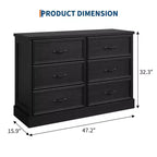 Table de Chevet Moderne avec Tiroirs, Meuble de Rangement, Parfaite pour la Chambre, Organisateur de Tiroirs, Bois Robuste, Design Compact, Grain de Bois Noir