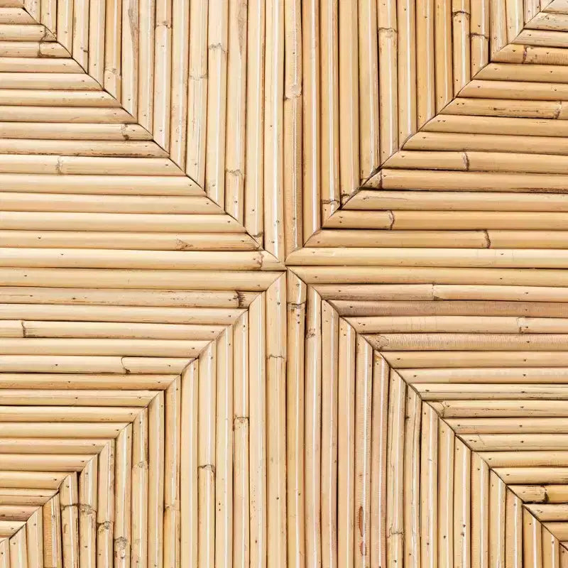 Chaise de salle à manger en rotin – Marron naturel, Aucun assemblage, Cadre en bois