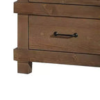 Table de chevet antique en chêne – Rangement de chambre classique avec tiroir