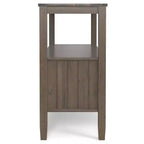 Miroir mural de salle de bain 42"x30" en planches rustiques Espresso – Matériel de fixation inclus