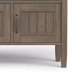 Miroir mural de salle de bain 42"x30" en planches rustiques Espresso – Matériel de fixation inclus