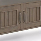 Miroir mural de salle de bain 42"x30" en planches rustiques Espresso – Matériel de fixation inclus