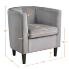 Table d'appoint multi-finition – Noir, Gris, Marron et Beige