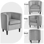 Table d'appoint multi-finition – Noir, Gris, Marron et Beige