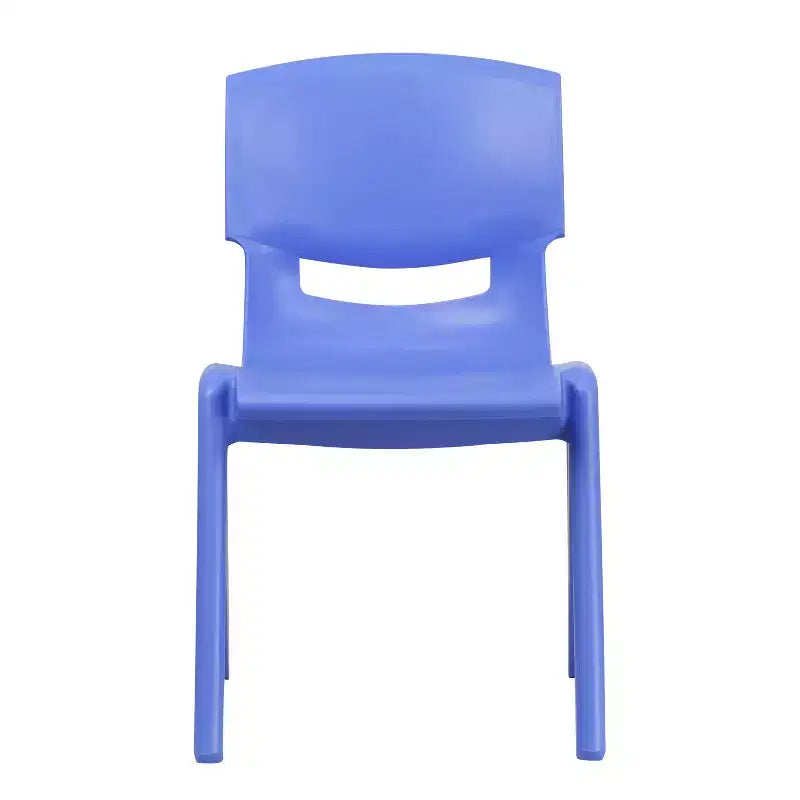 Lot de 5 chaises scolaires empilables en plastique, hauteur d'assise 39,4 cm