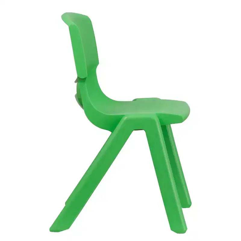 Lot de 5 chaises scolaires empilables en plastique, hauteur d'assise 39,4 cm