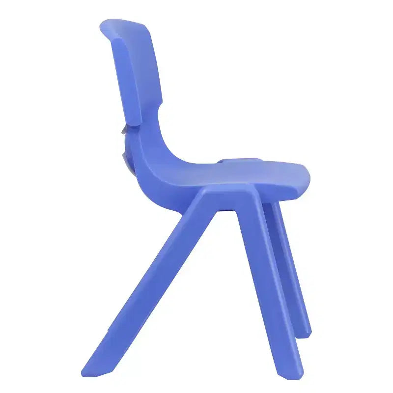 Lot de 5 chaises scolaires empilables en plastique, hauteur d'assise 39,4 cm