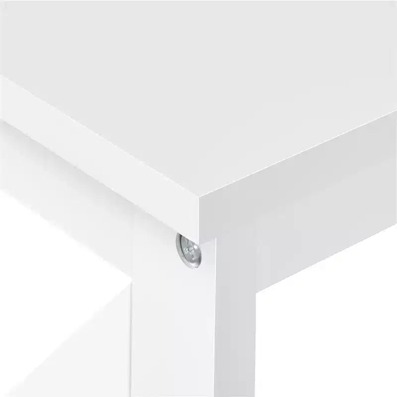 Table console en bois à 3 niveaux avec prise de courant – Table d'entrée
