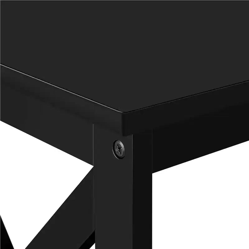 Table console en bois à 3 niveaux avec prise de courant – Table d'entrée