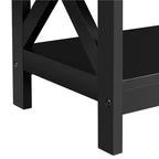 Table console en bois à 3 niveaux avec prise de courant – Table d'entrée