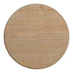 Table d'appoint ronde en bois 16" – Brun rustique