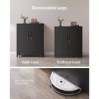 Armoire de rangement métallique avec portes et étagères pour bureau/garage