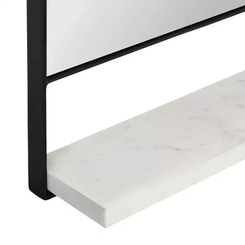 Miroir mural arche 50x85 cm avec étagère
