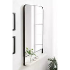 Miroir mural arche 50x85 cm avec étagère