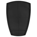 Miroir mural bouclier noir satiné 25.25"x36"