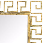 Miroir décoratif Calliope à motif grec – Or antique