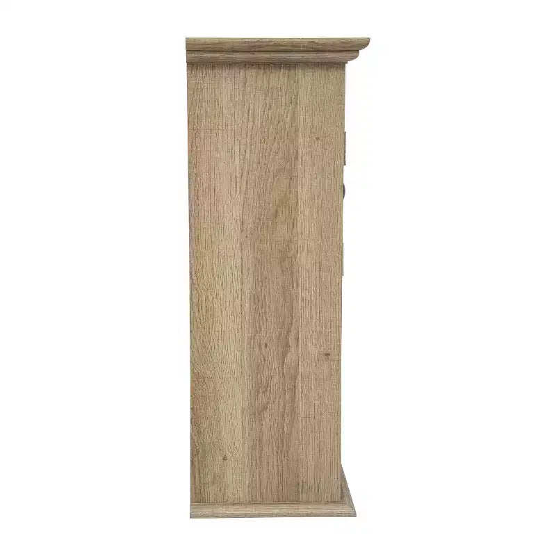 Armoire de toilette murale avec étagère réglable et portes à fermeture magnétique