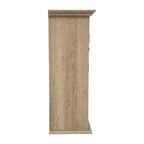 Armoire de toilette murale avec étagère réglable et portes à fermeture magnétique