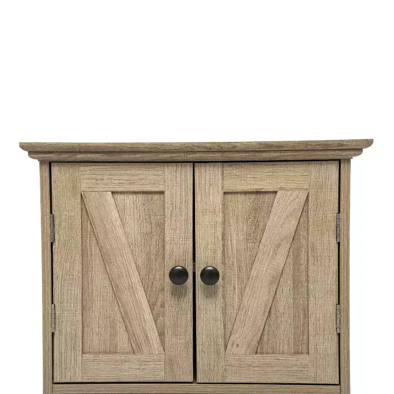 Armoire de toilette murale avec étagère réglable et portes à fermeture magnétique