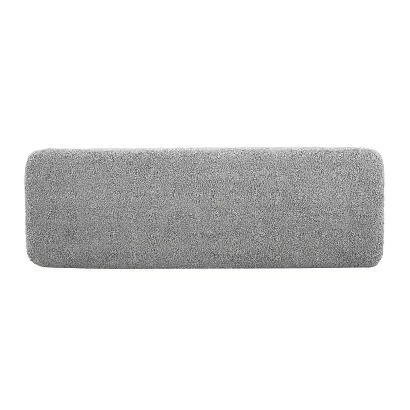 Banc ottoman rembourré en bois de 60" – Coussin en mousse, cadre en pin et contreplaqué, capacité de 250 lb