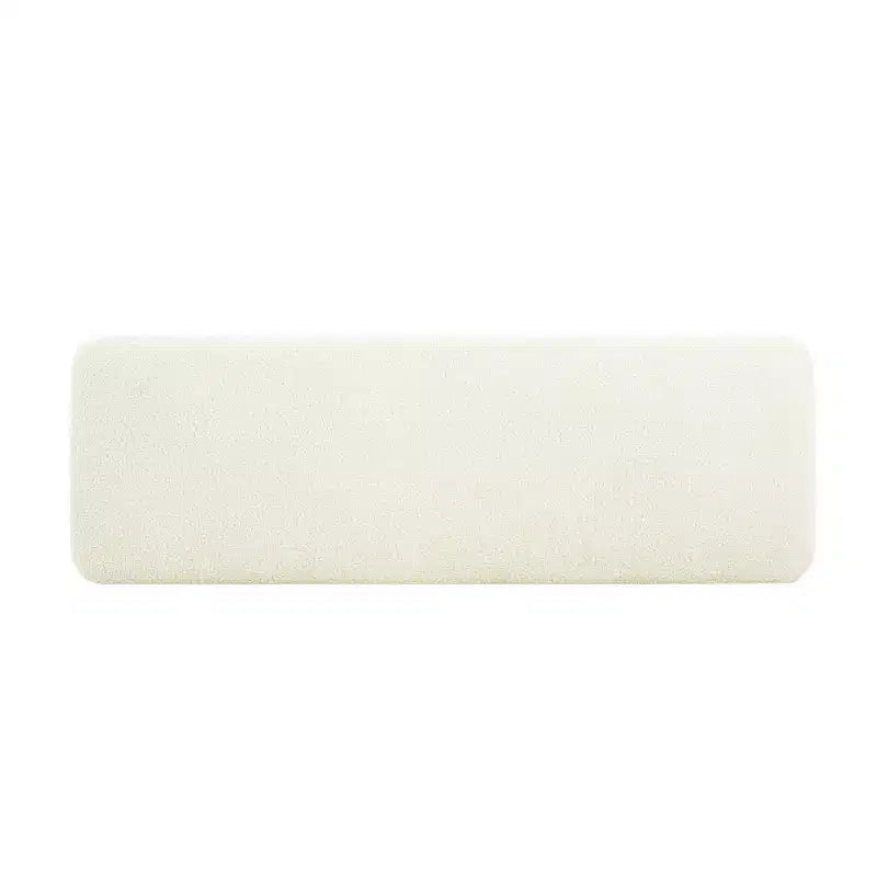 Banc ottoman rembourré en bois de 60" – Coussin en mousse, cadre en pin et contreplaqué, capacité de 250 lb