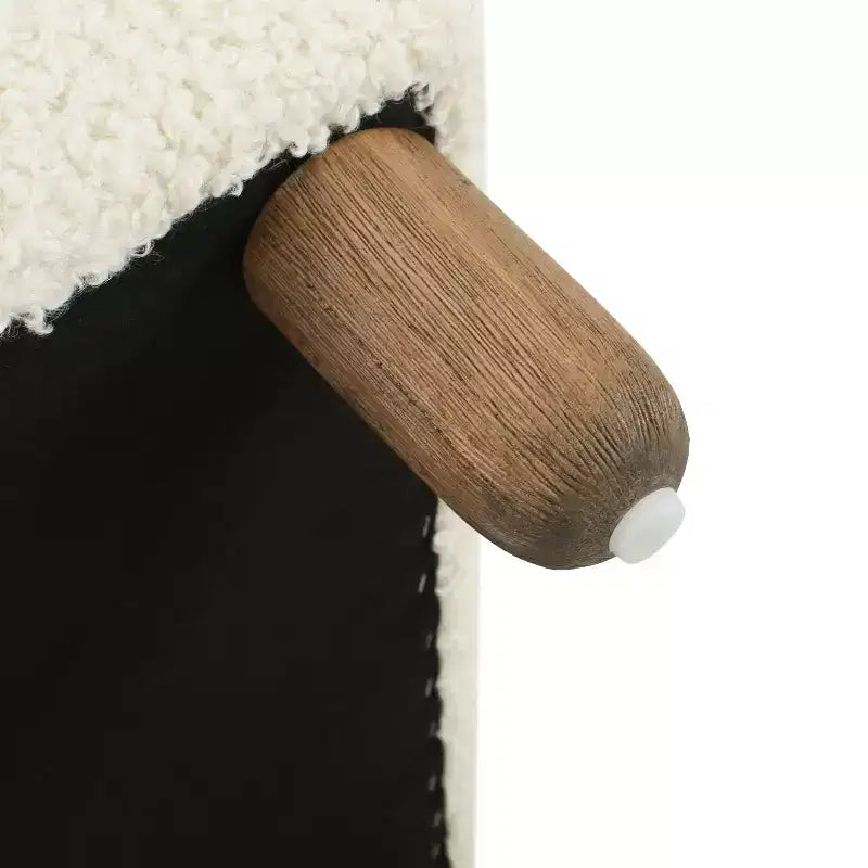 Banc ottoman rembourré en bois de 60" – Coussin en mousse, cadre en pin et contreplaqué, capacité de 250 lb
