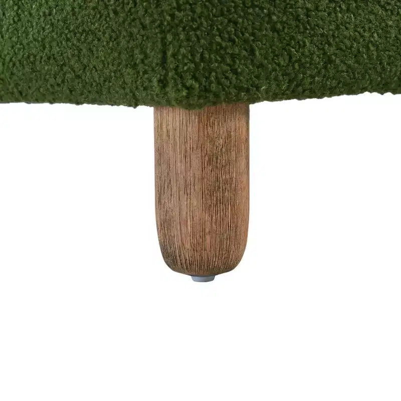 Banc ottoman rembourré en bois de 60" – Coussin en mousse, cadre en pin et contreplaqué, capacité de 250 lb
