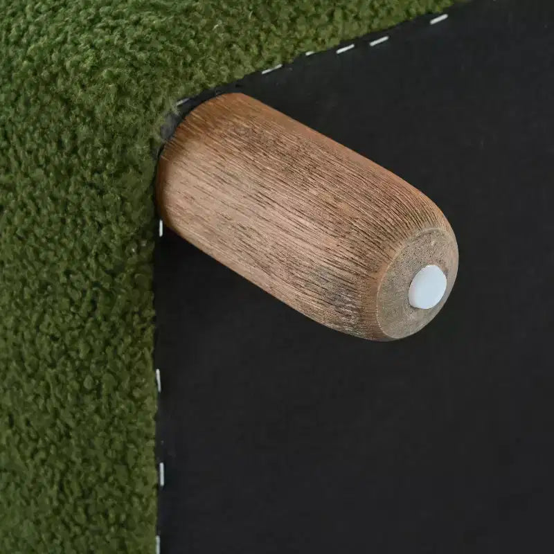 Banc ottoman rembourré en bois de 60" – Coussin en mousse, cadre en pin et contreplaqué, capacité de 250 lb