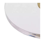 Table d'appoint de luxe or avec plateau en acrylique et base en verre de 62,87 cm