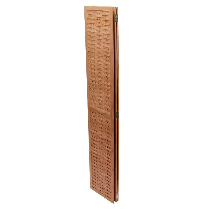 Écran bambou, tressage panier