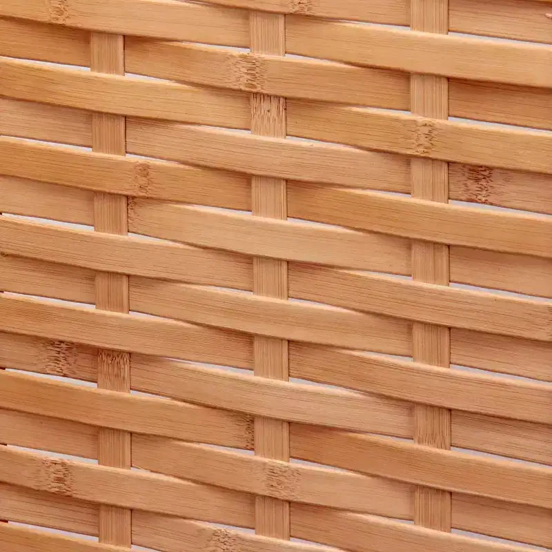 Écran bambou, tressage panier