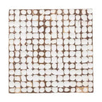 Table d'appoint en coque de noix de coco et bois d'acacia – Accent bohème naturel